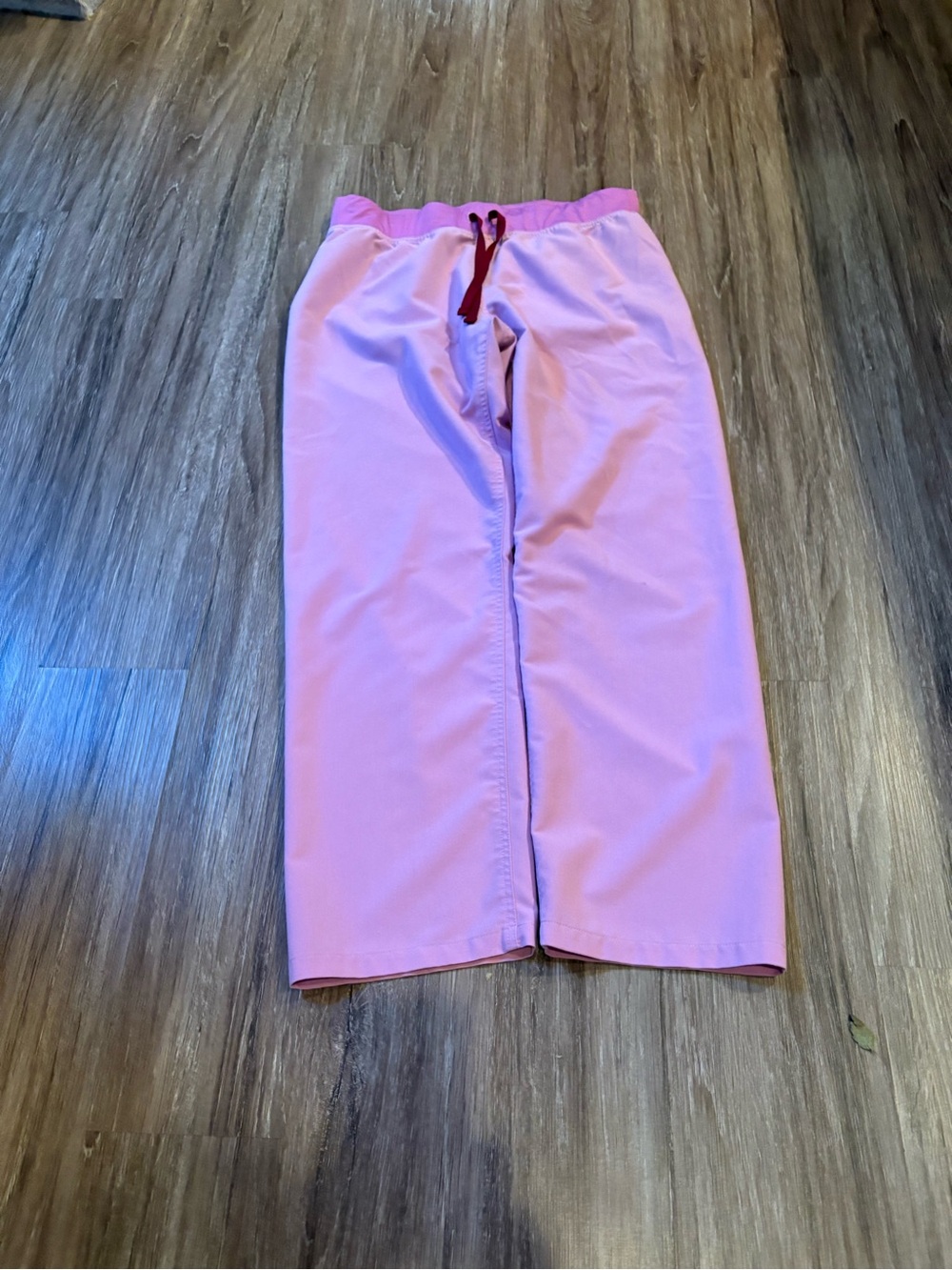 Figs Women Pink/Wine Color Elastic-Waist Pants